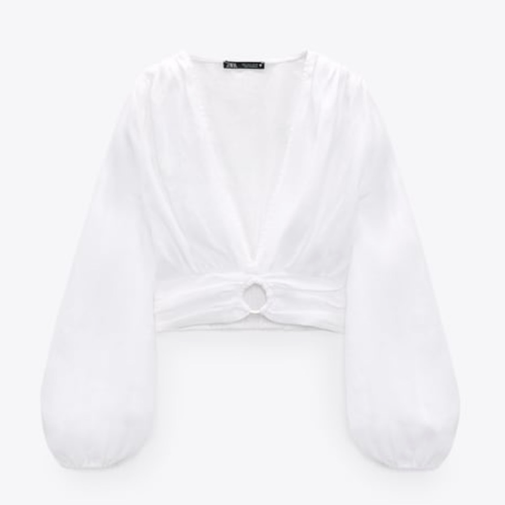 Zara Draped Ring Top